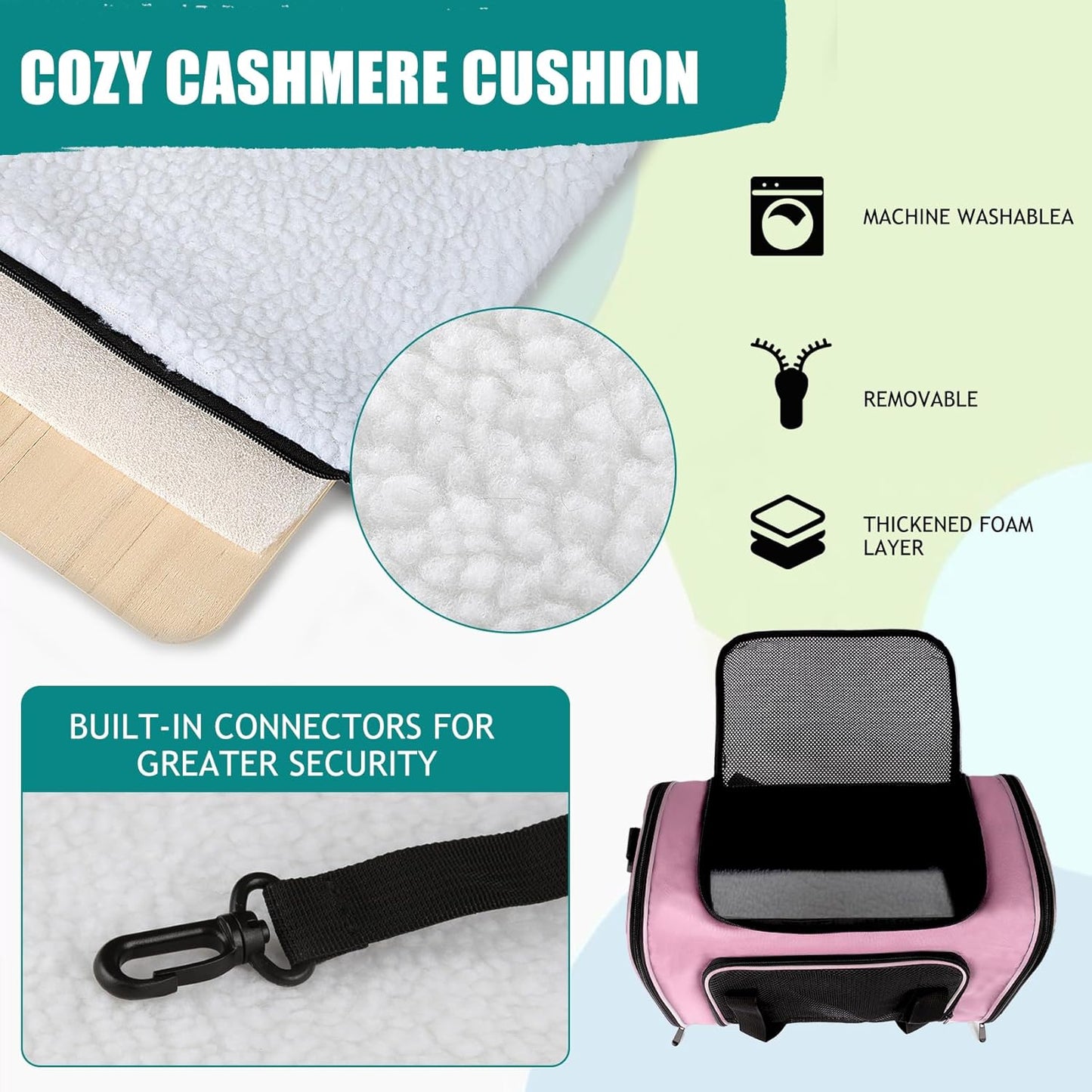 Top tasta Dog Cat Carrier Pet Carriers for Small Medium Large Cats Dogs Carrier Soft Sided Small Puppy Dog Carrier Portable Foldable Airline Approved Dog Cat Travel Carrier Grey Medium