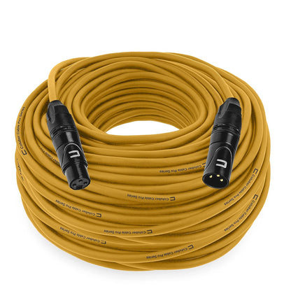 Balanced XLR Cable Male to Female - 6 Feet Pink - Pro 3-Pin Microphone Connector for Powered Speakers, Audio Interface or Mixer for Live Performance & Recording