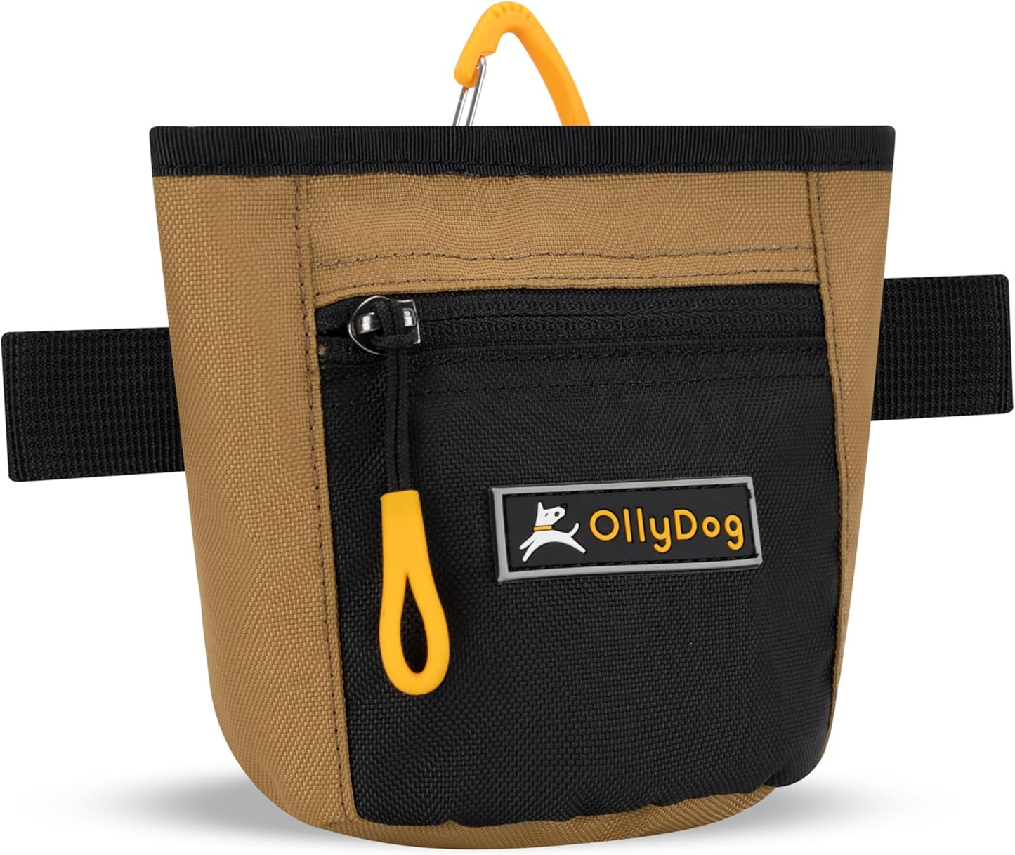 OllyDog Goodie Treat Bag, Dog Treat Pouch, Waist Belt Clip for Hands-Free Training, Magnetic Closure, Dog Training and Behavior Aids, Three Ways to Wear (Iceberg Green)