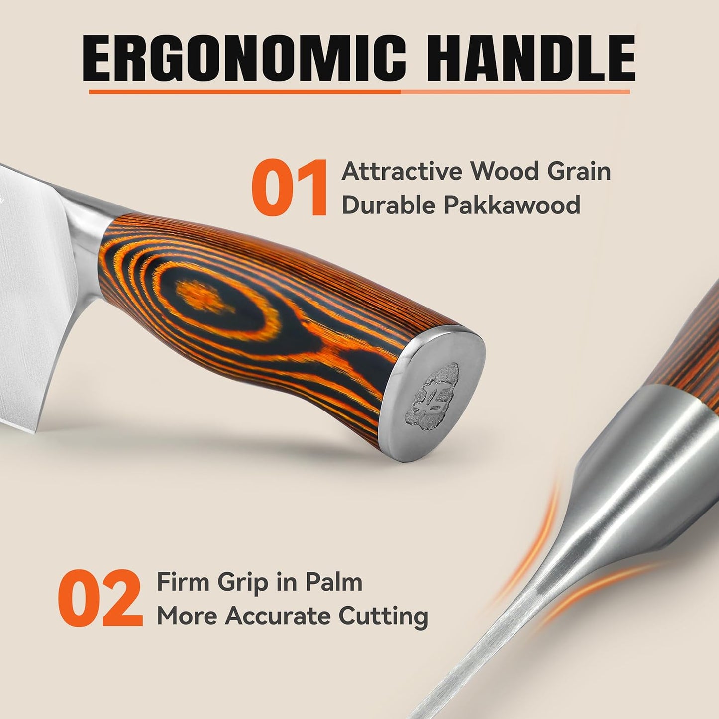 TUO Boning Knife - Razor Sharp Fillet Knife - High Carbon German Stainless Steel Kitchen Cutlery - Pakkawood Handle - Luxurious Gift Box Included - 7 inch - Fiery Phoenix Series