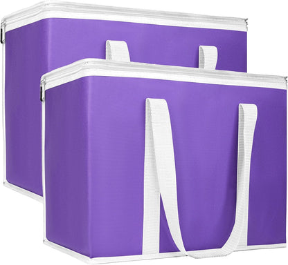 Purilite Select™ Insulated Food Delivery Bag – Extra Large Thermal Carrier for Hot &amp; Cold Food Transport