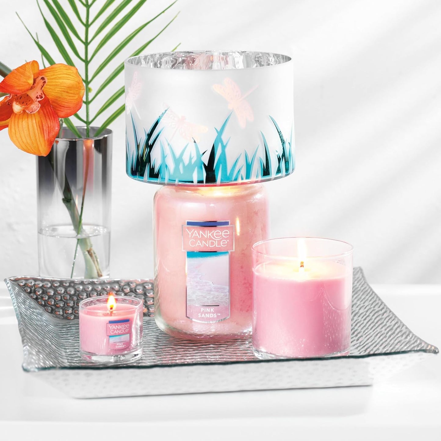 Yankee Candle Scented Candle, Sage & Citrus, Original Large Jar Candle, 110-150 Hours of Burn Time, 22 oz.