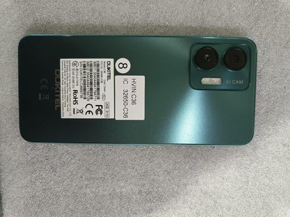 OUKITEL C36 Smartphone, Unlocked Cell Phone Canada, Android 14 Phone, 16GB+256GB/TF 1TB Expandable, 6.56'' HD+ Large Screen, 5150mAh, 4G Sim 3 Card, Fingerprint/Face Unlock Telephone, GPS