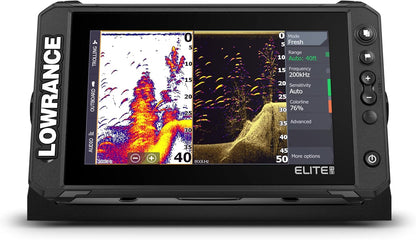 Lowrance Elite FS 7 Fish Finder with HDI Transducer, Preloaded C-MAP Contour+ Charts