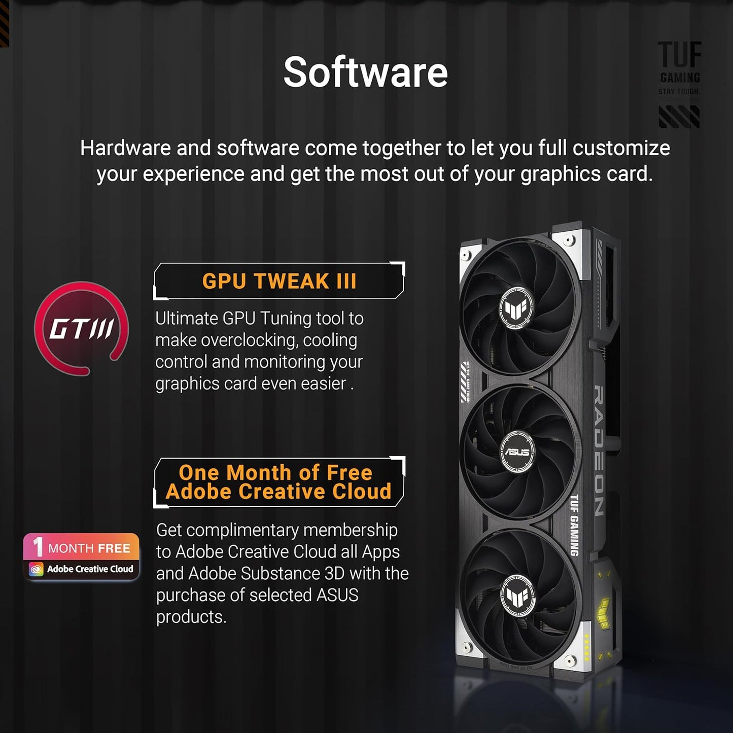 ASUS Prime Radeon™ RX 9060 XT 16GB GDDR6 OC Edition Graphics Card (PCIe 5.0, HDMI/DP 2.1, 2.5-Slot Design, axial-tech Fans, Dual Ball Fan Bearings, Dual BIOS, ASUS GPU Guard)