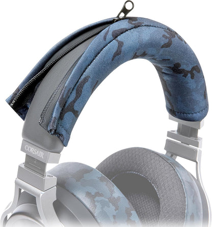 WC BandZ Virtuoso - Protective Headband Cover for Corsair Virtuoso Gaming Headsets - Machine Washable, No More Flaking Leather - Compatible with Virtuoso Wireless, XT, and SE | 90's Black