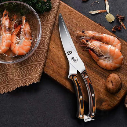 TUO Boning Knife - Razor Sharp Fillet Knife - High Carbon German Stainless Steel Kitchen Cutlery - Pakkawood Handle - Luxurious Gift Box Included - 7 inch - Fiery Phoenix Series