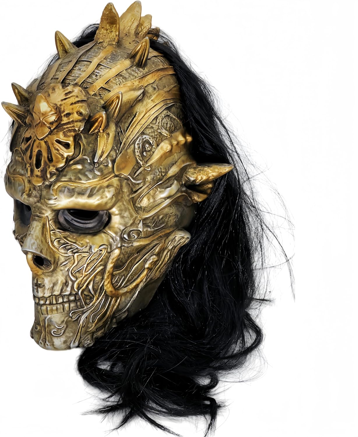 MILERUN Persian Death Army Leader Mask-Realistic LARP and Halloween Costume Accessory