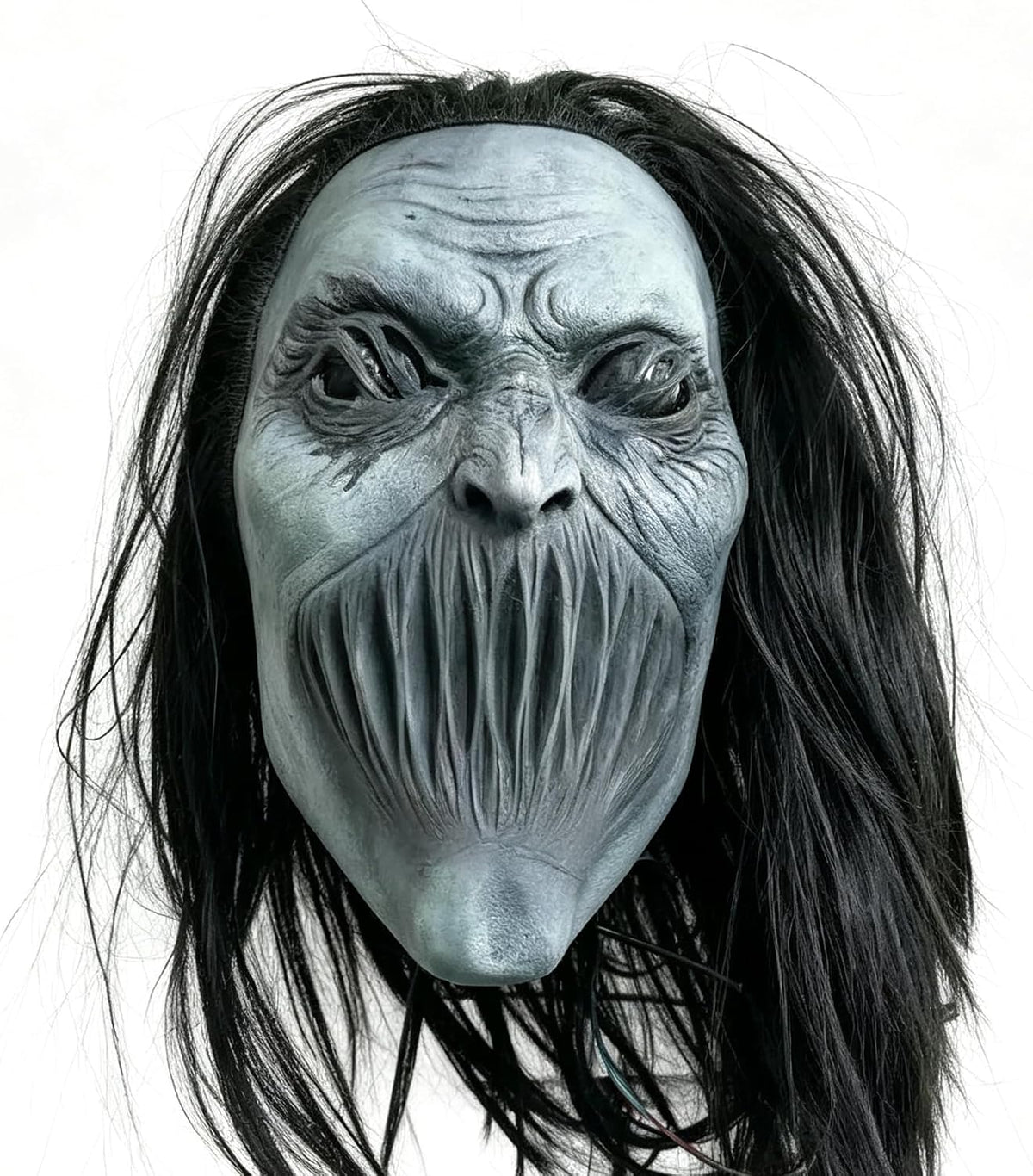 Mouthless scary ghost Halloween mask, zombie demon Creepiest Latex scary mask