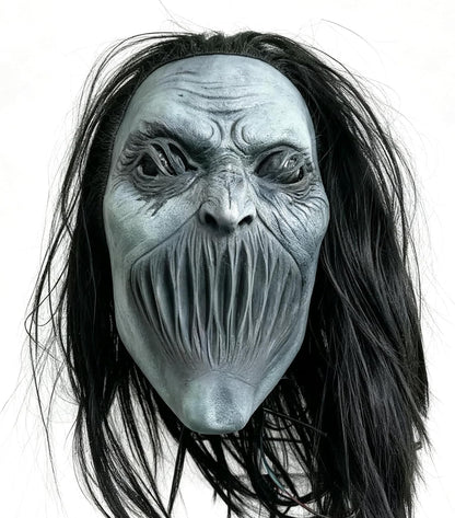 Mouthless scary ghost Halloween mask, zombie demon Creepiest Latex scary mask