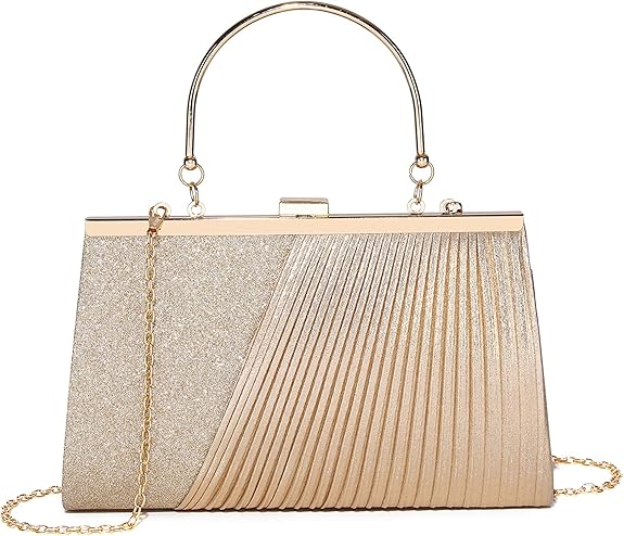 MUDUO Rhinestone Clutch Purses for Women Purses and Handbags Formal Wedding Party Prom Purse Money Bags - PuriLite