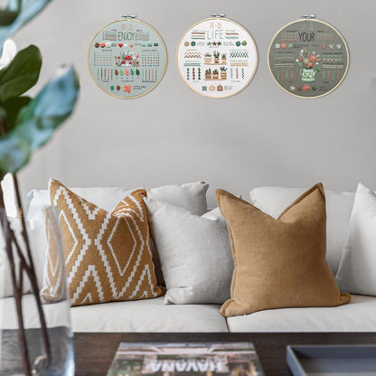 Purilite Select 3 Pack Beginner Embroidery Kits
