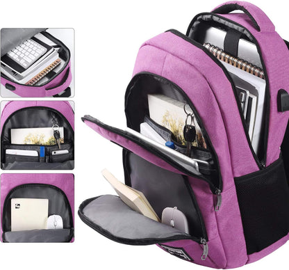 Backpack for Teen Girls,Boys School Backpack for Women with USB,College Backpack,Big Flower
