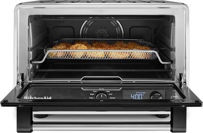 KitchenAid Digital Air Fryer Countertop Oven, KCO124BM, Black Matte