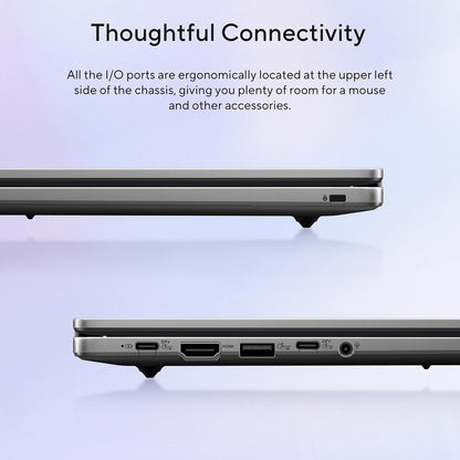 ASUS Chromebook Plus CX15, 15.6” 16:9 FHD (1920 x 1080) Anti-Glare Display, Intel® Core™ 3-N355 Processor, 128GB Storage, 8GB RAM, ChromeOS, Rock Grey, CX1505CTA-AS31-CB
