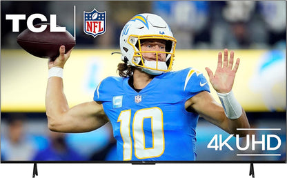 TCL 65-Inch Class S4 4K LED Smart TV with Fire TV (65S450F-CA), Dolby Vision HDR, Dolby Atmos, Alexa Built-in, Apple Airplay Compatibility, Streaming UHD Television, Black