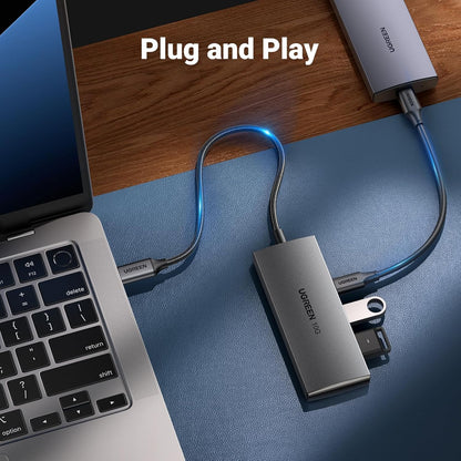 UGREEN USB C Hub 10Gbps, 4 Ports USB C 3.2 Gen 2 Hub USB C Splitter with 4 USB C 3.2 Ports, Type C 3.2 hub Expander, Compatible with MacBook, Chromebook, iOS, Android