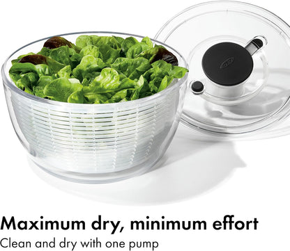 OXO Good Grips Good Grips Salad Spinner, 10.25-Inch Clear