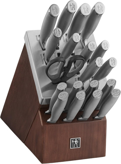 HENCKELS Forged Stainless Steel Modernist Self-Sharpening 20-Piece Knife Block Set