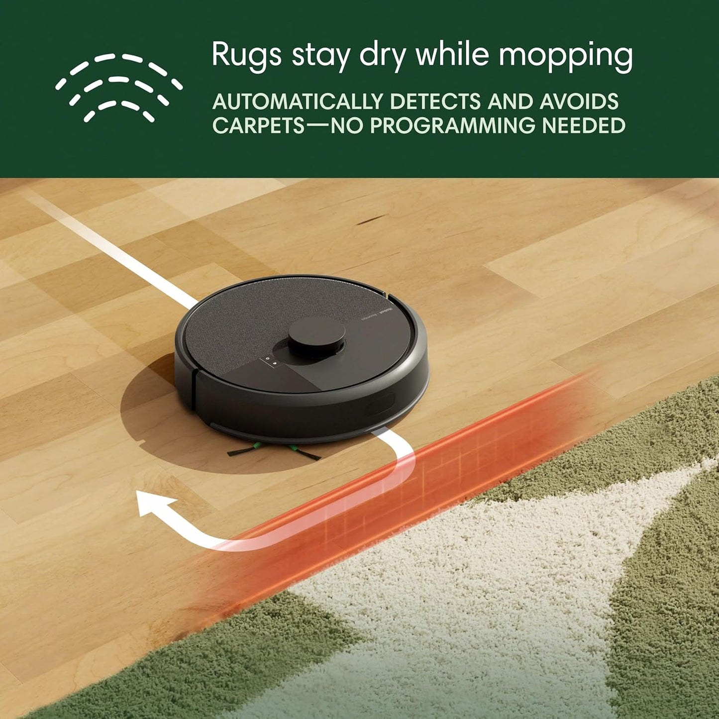 Roomba 105 Combo Robot Vacuum & Mop - Easy to use, Intense Power-Lifting Suction, LiDAR Navigation, Multiple Cleaning Modes, Avoids Mopping Carpets, Self-Charging, Works with Alexa | LiDAR navigation, power-lifting suction