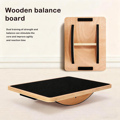 Balance Board, Pilates,Push Up, Wobble Board - 5-in-1 Stability Trainer for Core Strength, Total Body Home Fitness, Yoga Pilates, Sensory Integration Therapy & Autism Support