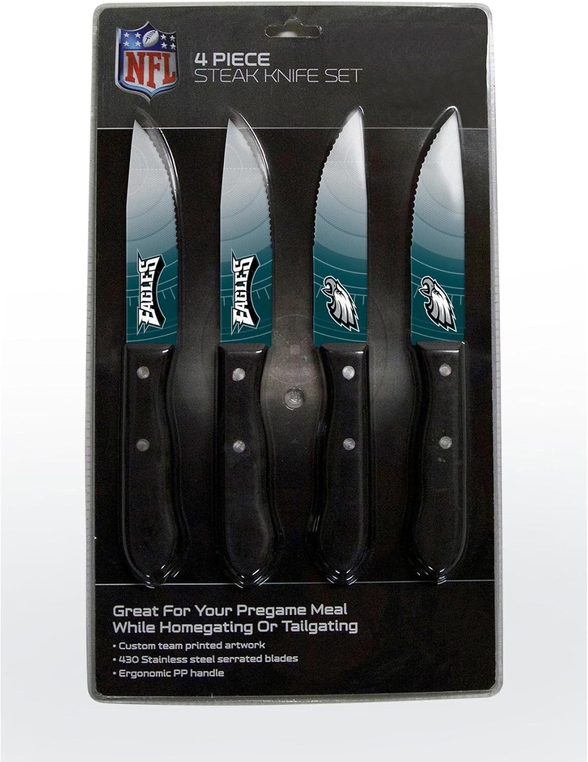 The Sports Vault by Inglasco NFL Chicago Bears Steak Knives