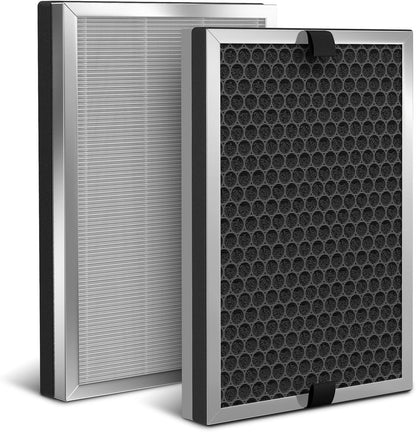 SAKEGDY 4-Pack JF260 Replacement Filters - True HEPA and Honeycomb Activated Carbon | Compatible with Jafanda JF260/JF260S, DeedMo AP-1273