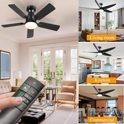 HD3 Ceiling Fan Remote Control Replacement for Hampton Bay Home Decorators | 3-Speed Timer Light Dimmer Thermostatic Control for Hampton Bay Home Decorators Collection 2AAZPHD3/HD3, KUJCE10320/TR222A