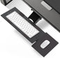 KT1 Ergonomic Under-Desk Computer Keyboard Tray. Adjustable height angle negative tilt sliding pull out drawer platform swivels 360 slides office products furniture desktop accessories with mouse pad