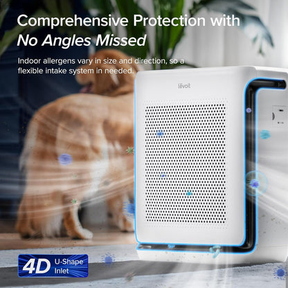 LEVOIT Air Purifiers Large Room bedroom Home Up to 1875 ft² with Washable Filters, Smart WiFi Air Quality Monitor, HEPA Sleep Mode and Auto Mode, Removes Allergies, Pet Hairs, Smoke, Dust, Vital 200S