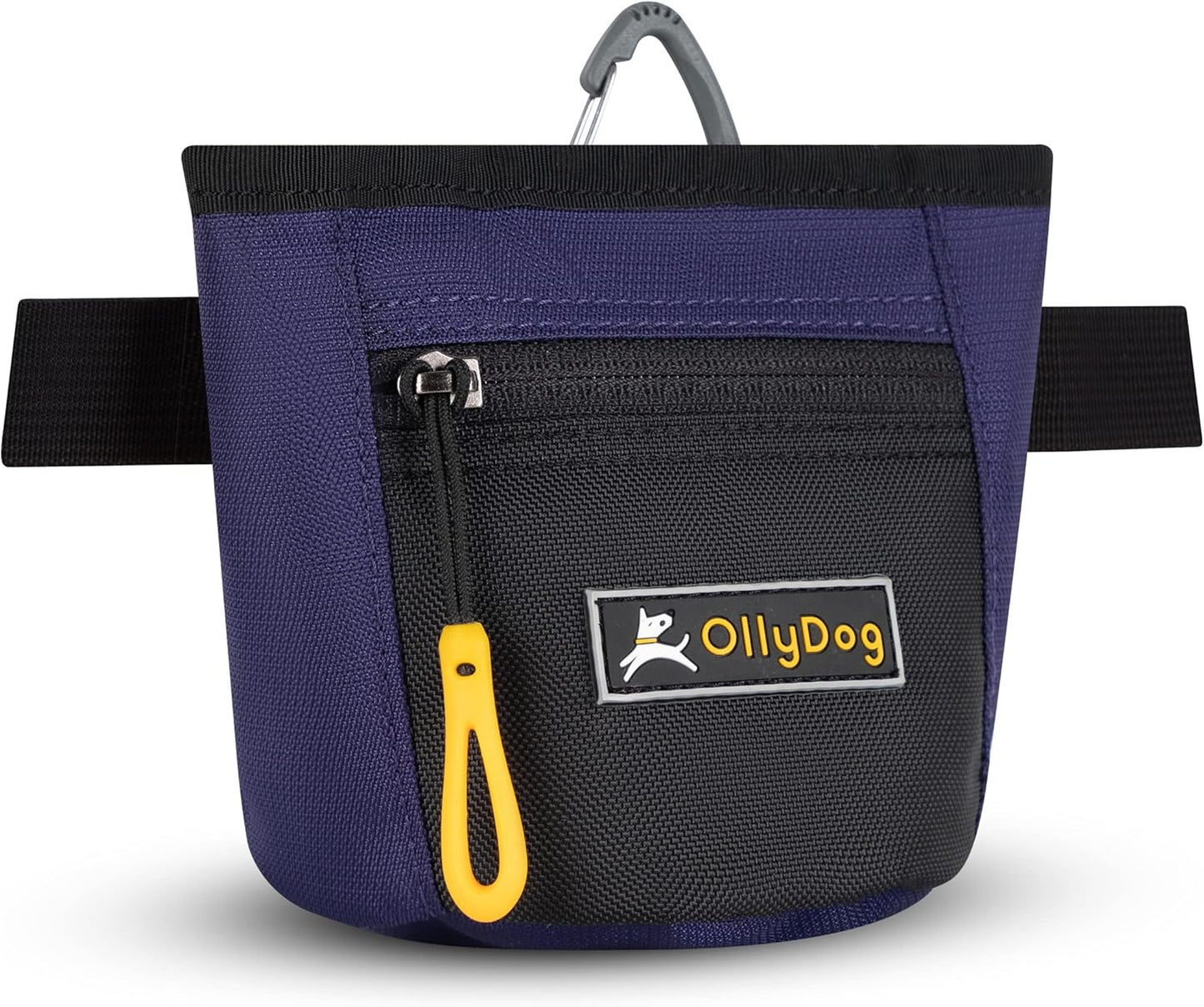 OllyDog Goodie Treat Bag, Dog Treat Pouch, Waist Belt Clip for Hands-Free Training, Magnetic Closure, Dog Training and Behavior Aids, Three Ways to Wear (Iceberg Green)
