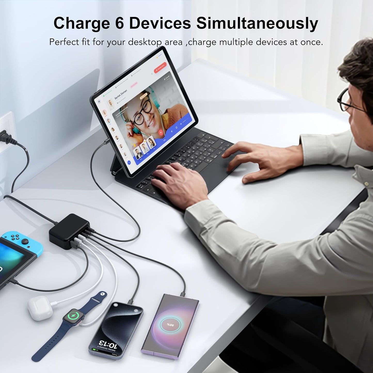 USB C Wall Charger Block 20W, 2-Pack Dual Port PD Power Delivery Fast Type C Charging Block Plug Compatible with iPhone 11/12/13/14/15/16/Pro Max, XS/XR/X Pro Samsung Galaxy
