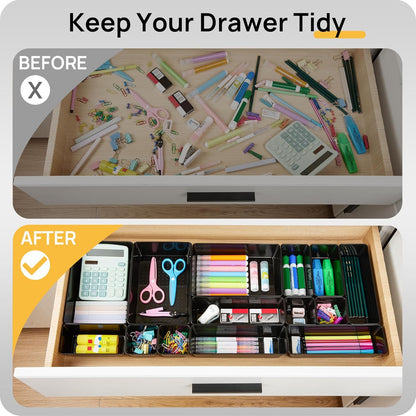 Purilite Select Clear Drawer Organizer Set