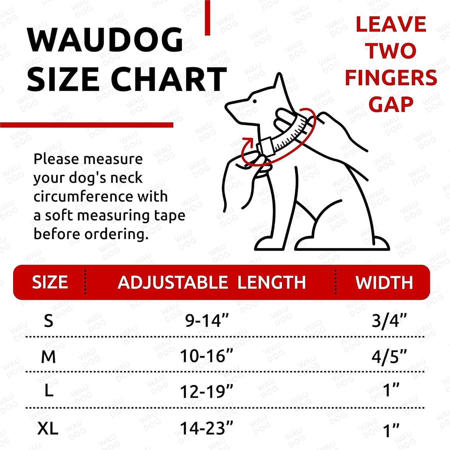 Waterproof Dog Collar - Adjustable Glow Dog Collar for Large Dogs, Small and Medium Dogs - Heavy Duty Dog Collars with Durable Metal Clasp and QR Dog Tag - Glow in The Dark Dog Collars