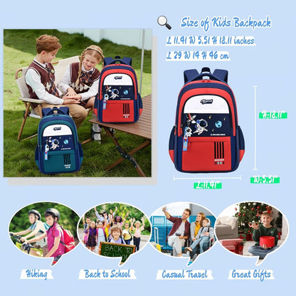 MITOWERMI Astronaut-space Backpack for Boys-Girls Elementary Middle School Bags for Girls Kids Bookbag