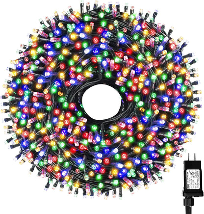 Tcamp 105FT 300 LED Purple Orange Halloween Decorations Lights Motion Activated Sync with 4 Scary Music, 6 Modes Halloween String Lights for Party Yard Outdoor Indoor Decor (3 Sets Connectable)