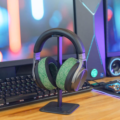 WC Freeze Virtuoso - Hybrid Fabric Cooling Gel Replacement Earpads for Corsair Virtuoso Gaming Headset, Made by Wicked Cushions, Improved Durability, Thickness and Sound Isolation | Black Camo