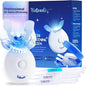 Teeth Whitening Kit with LED Light: VieBeauti Tooth Whitener for Sensitive Teeth - Removes Stains from Food Coffee Smoking Wine and Soda for a Bright Smile Coconut Flavor