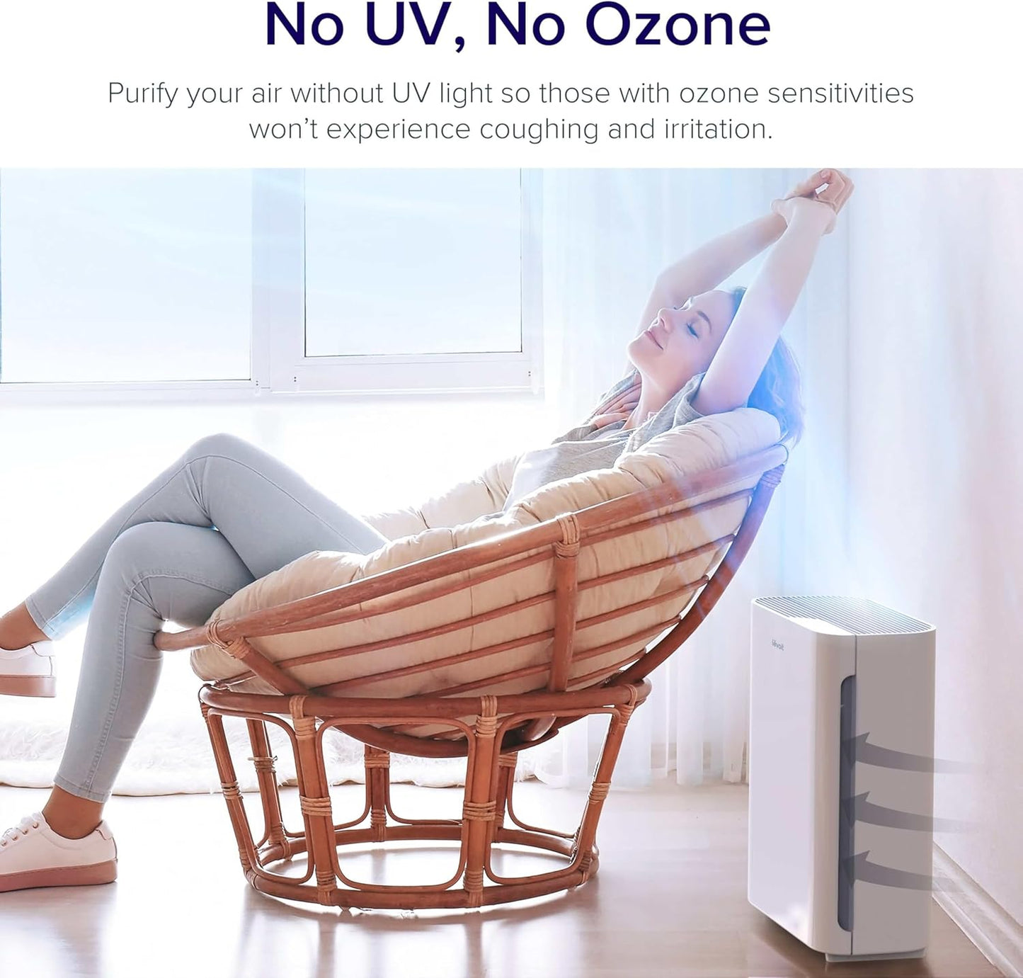 LEVOIT Air Purifiers Large Room bedroom Home Up to 1875 ft² with Washable Filters, Smart WiFi Air Quality Monitor, HEPA Sleep Mode and Auto Mode, Removes Allergies, Pet Hairs, Smoke, Dust, Vital 200S