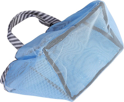 Mesh Shower Caddy Tote, Large College Dorm Bathroom Caddy Organizer with Key Hook and 2 Oxford Handles, Quick Hold, 8 Basket Pockets for Camp Gym