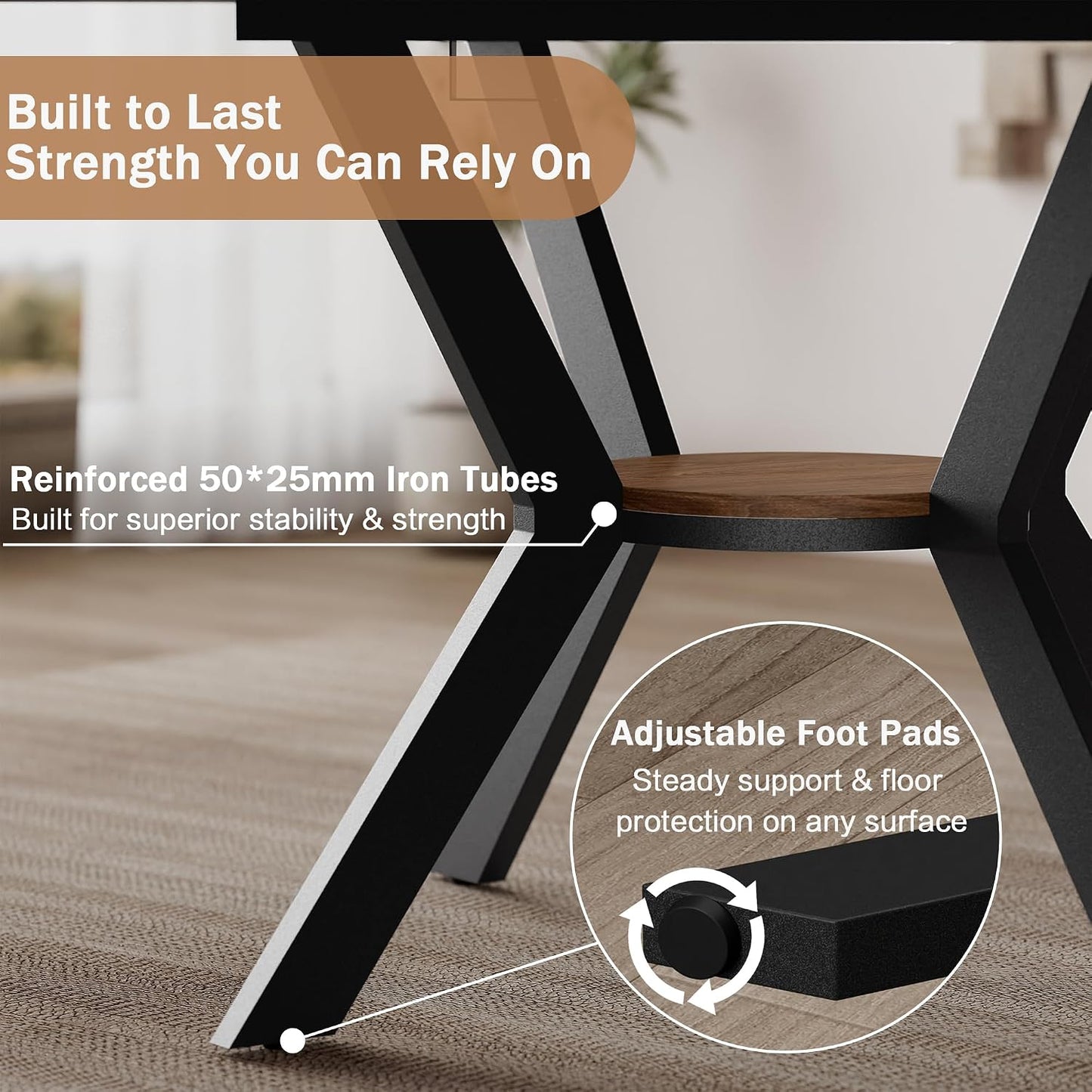 Extendable Round Dining Table to Oval | MECHYIN