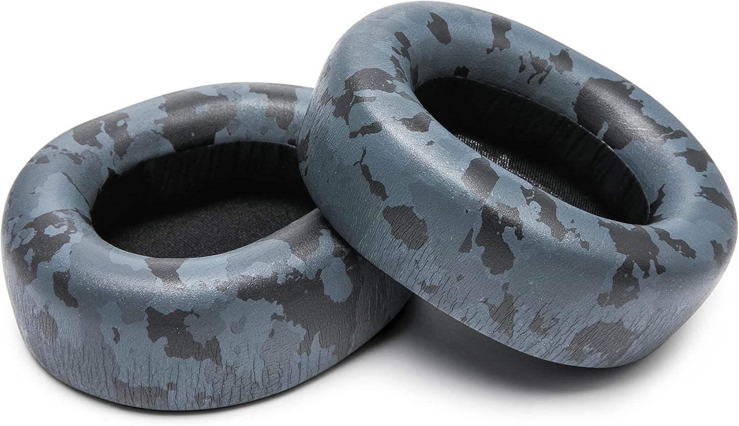 WC Upgraded Replacement Earpads for Steelseries Arctis Nova Pro Wireless Made by Wicked Cushions | Improved Durability, Thickness, Softer Leather, and Sound Isolation | 90's Black