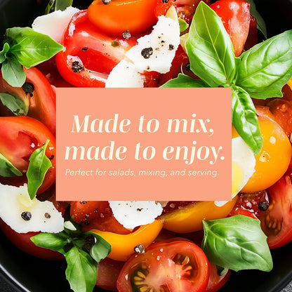 COOK WITH COLOR Mixing Bowls with TPR Lids - 12 Piece Plastic Nesting Bowls Set Includes 6 Prep Bowls and 6 Lids, Microwave Safe Mixing Bowl Set (Mint)