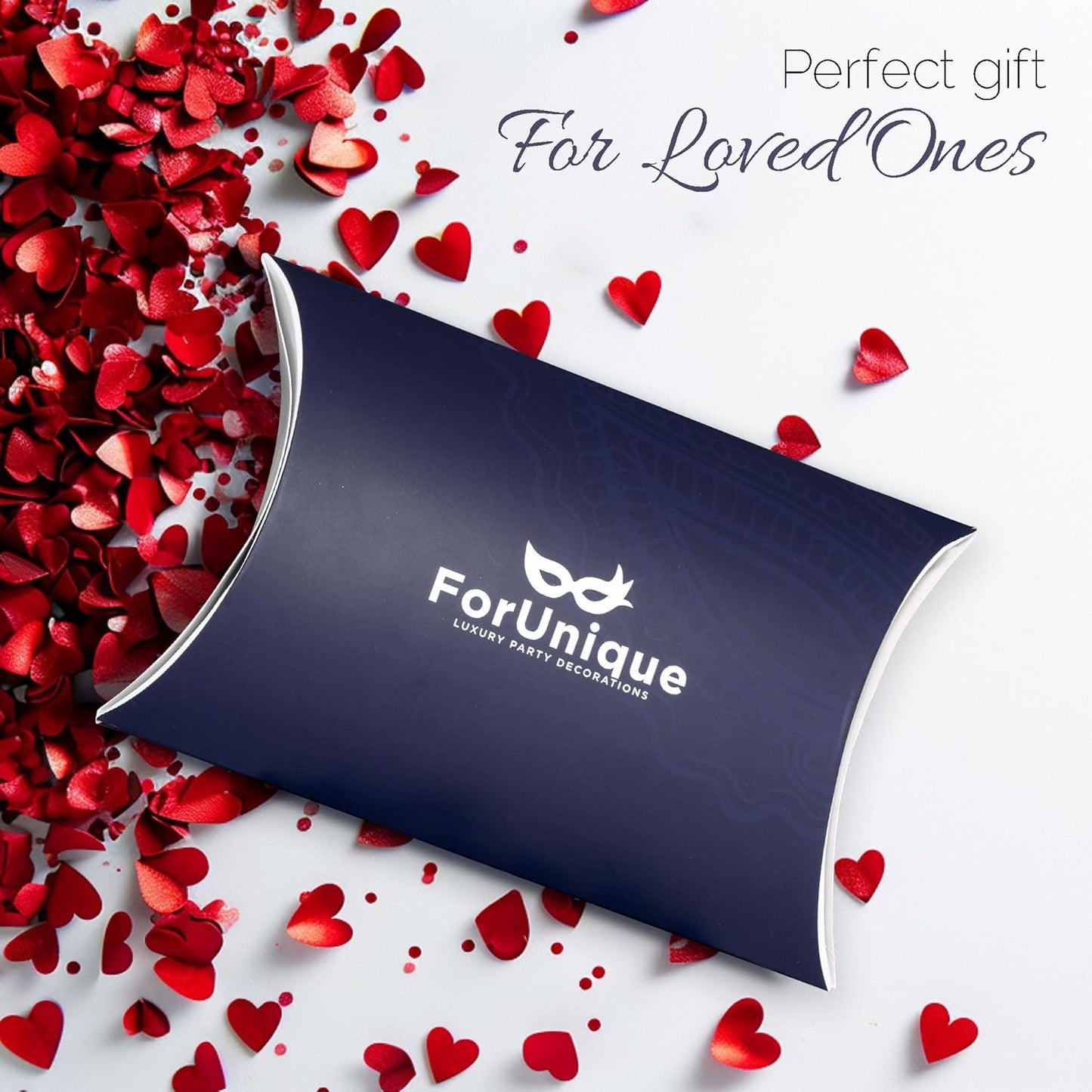 Masquerade Mask for Couples Women and Men - 2 Pack Venetian Gold and Black Lace, Mardi Gras Mask