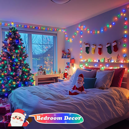 JMEXSUSS 66ft 200 LED Halloween Lights Outdoor, Orange String Lights Clear Wire, 8 Modes Orange Halloween Christmas String Lights Plug in for Tree Indoor Patio Garden Thanksgiving Decorations