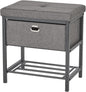 Neatfreak Storage Bench With Drawer - Entryway Seat With Shoe Rack - Home Decor Stool for Mudroom, Foyer or Foot Rest - 13 x 18 x 19 Inch