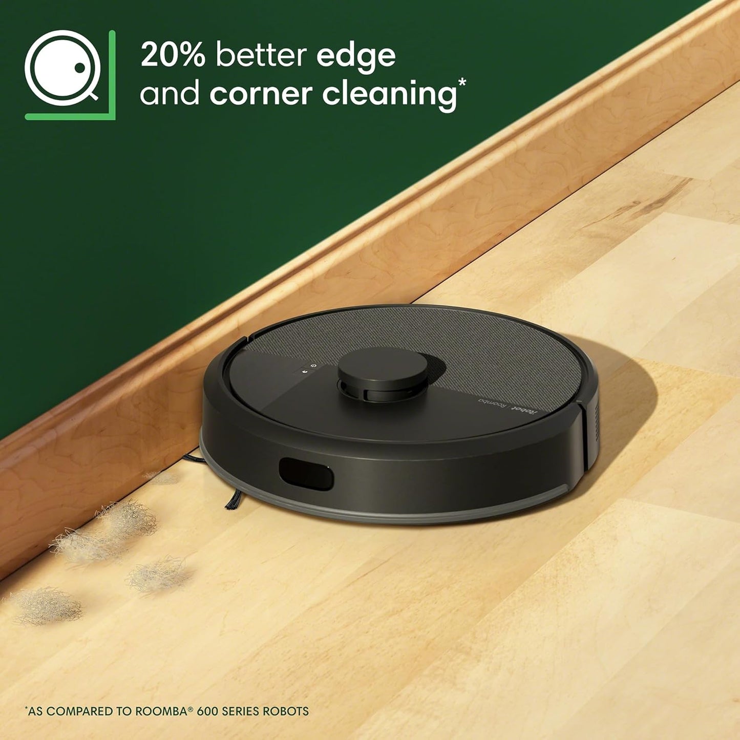 Roomba 105 Combo Robot Vacuum & Mop - Easy to use, Intense Power-Lifting Suction, LiDAR Navigation, Multiple Cleaning Modes, Avoids Mopping Carpets, Self-Charging, Works with Alexa | LiDAR navigation, power-lifting suction