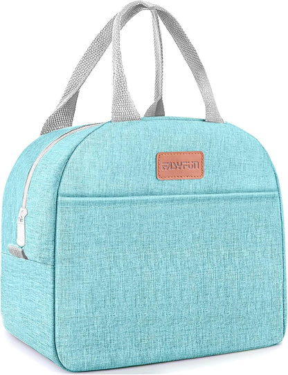 Lunch Bag for Women & Men Adult Insulated Lunch Box, Small Leakproof Cooler Food Lunch Containers Reusable High Capacity Lunch Tote Bags for Work, Travel, Outdoor