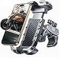 WOCBUY Bike Phone Mount, Upgrade [1s Lock][Secure Protection] Motorcycle Phone Mount, [360° Rotatable] Phone Holder for Bike Handlebar Compatible with iPhone/Samsung 4.7-6.8" Cell Phone