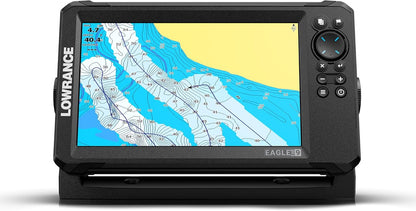 Lowrance Eagle Eye™ 9 Live AMER, 9" IPS Screen, Eagle Eye™ transducer, C-MAP® Inland Charts for The US, with Coverage of Over 17,000+ American Lakes